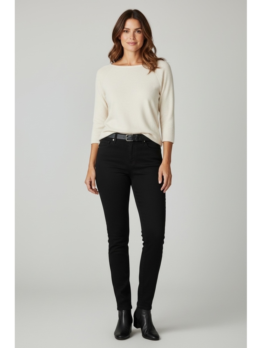 Kenneth Cole Reaction Black Skinny Jeans – Women’s Size Large (Great Condition)